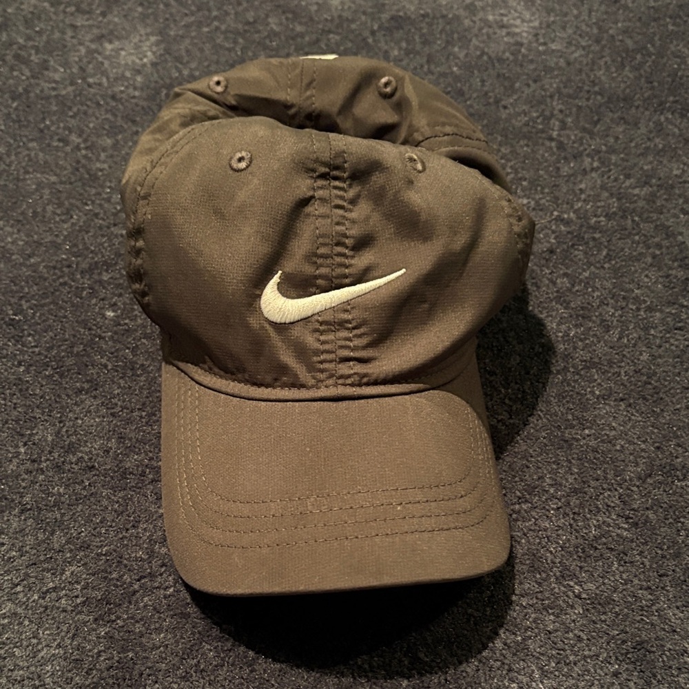 Nike Gray Swoosh Baseball Hat